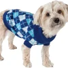 Pet Life ® 'Argyle Style' Ribbed Knitted Fashion Designer Dog Sweater