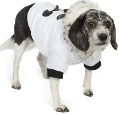 Pet Life ® Aspen Winter-White 3M Insulated Fashion Pet Parka Dog Coat