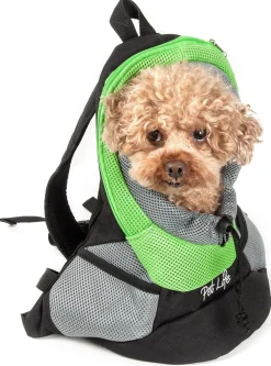 Pet Life ® 'Bark-Pack' Travel On-The-Go Hand's Free Sporty Performance Pet Dog Backpack Carrier