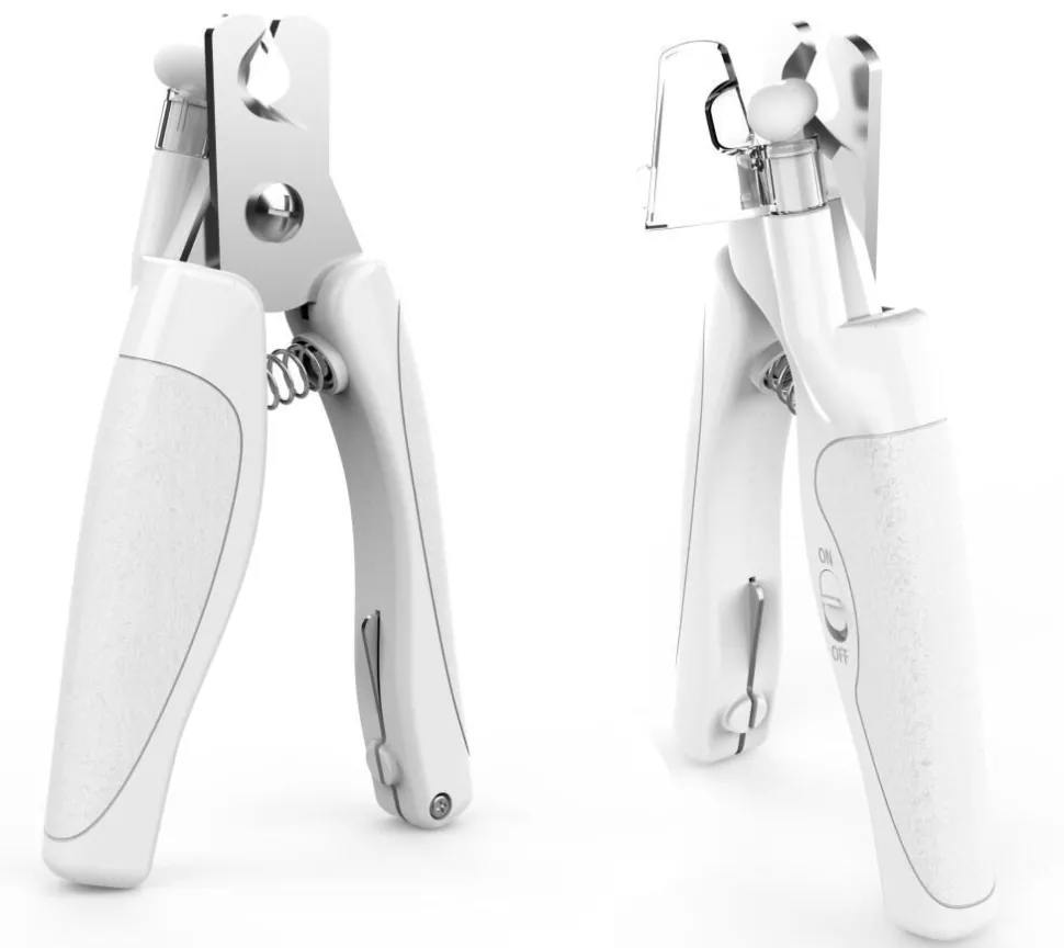 Pet Life ® 'Clip-Tronic' LED Lighting and USB Charging Precision Cat and Dog Nail Clipper
