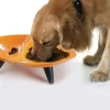 Pet Life ® 'Couture Sculptured' Dishwasher Safe Melamine Food and Water Double Pet Bowl