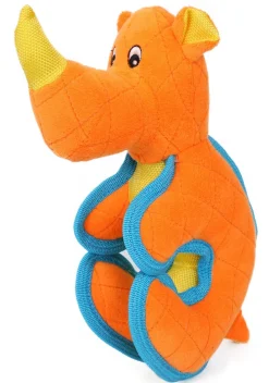 Pet Life ® 'Dino-Funimal' Animated Nylon Plush Squeaker Dog Toy