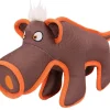 Pet Life ® 'Dura-Chew' Plush Animal Nylon Squeaker Dog Toy