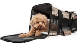 Pet Life ® 'Flightmax' Airline Approved Collapsible Folding Travel Pet Dog Carrier