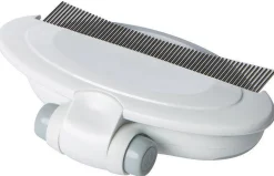 Pet Life ® 'Gyrater' Travel Swivel Curved Pet Grooming Pin Comb