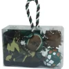 Pet Life ® 'Hunter Themed' 8 Piece Jute Rope and Rubberized Squeak Chew Pet Dog Toy Gift Set