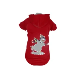 Pet Life ® LED Lighting Holiday Snowman Hooded dog Costume Sweater w/ Included Batteries