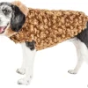 Pet Life ® Luxe 'Furpaw' Shaggy Elegant Fashion Designer Fur Dog Coat