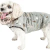 Pet Life ® Luxe 'Gold-Wagger' Gold-Leaf Fashion Designer Fur Dog Coat