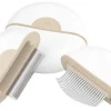 Pet Life ® 'LYNX' 2-in-1 Travel Connecting Grooming Pet Comb and Deshedder