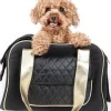 Pet Life ® Mystique Airline Approved Fashion Designer Travel Pet Dog Carrier w/ Pouch