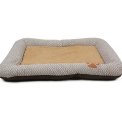 Pet Life ® 'Neutral Carpentry' Fashion Designer Nano-Silver Anit-Bacterial Pet Dog Bed Lounge