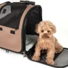 Pet Life ® 'Pawdon Me ' Wheeled Airline Approved Travel Collapsible Pet Dog Carrier