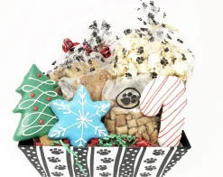 Pet Life 7 Piece Large Christmas Dog Biscuits and Treats Holiday Gift Set