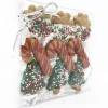 Pet Life 9 Piece Mini Holiday Whole Wheat Oat and Yogurt Dog Biscuit Set