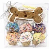Pet Life 7 Piece Mini Muffin and Bone Whole Wheat Oat and Yogurt Dog Biscuit Set