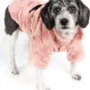 Pet Life ® 'Pink-Mink' Luxury Designer Dog Coat