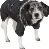 Pet Life ® 'Ruff-Choppered' Denim Fashioned Wool Dog Coat Jacket