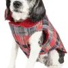 Pet Life ® 'Scotty' Tartan Classical Insulated Fashion Plaid Dog Coat