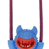 Pet Life ® 'Sling-Away' Tug and Squeak Natural Jute and Rubber Dog Toy