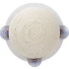 Pet Life ® 'Stick N' Claw' Sisal Rope and Toy Suction Cup Circular Cat Scratcher