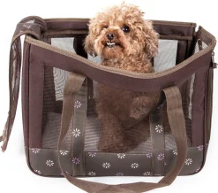 Pet Life ® 'Surround View' Posh Collapsible Fashion Designer Pet Dog Carrier