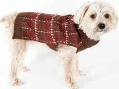 Pet Life ® Vintage Symphony Static Fashion Knitted Designer Dog Sweater