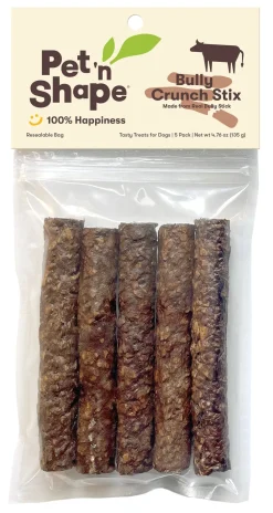 Pet 'N Shape Bully Crunch Stix Dog Treat - 5 Count