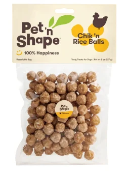Pet 'N Shape Chik 'n Rice Balls Dog Treats - 8 Oz