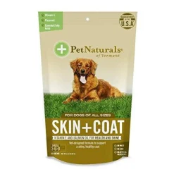 Pet Naturals of Vermont Skin & Coat for Dogs Dog Supplements - 30 ct Pouch