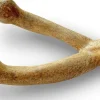 Pet Qwerks BarkBone Nylon WishBone Peanut Butter for aggressive Chewers - Medium