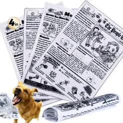Pet Qwerks Krinkle Newspaper Dog Toy - Large