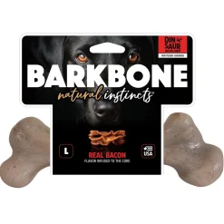 Pet Qwerks Made-in-the-USA Dinosaur BarkBone Bacon & Nylon Natural Dog Chews - XX-Large
