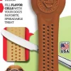 Pet Qwerks Made-in-the-USA Peanut Butter Nylon Bones for Aggressive Chewers - Extra Large