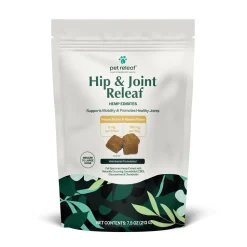 Pet Releaf Edibites Hip & Joint Releaf Peanut Butter & Banana 6 mg CBD Dog Chews - Family Size - 12.5 Oz