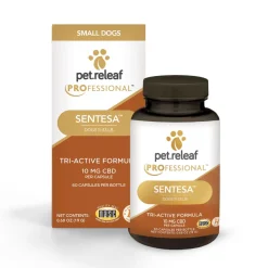 Pet Releaf Sentesa Tri-Active Formula 10 mg Small-Dog CBD Dog Supplements - 60 Count Bottle