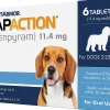 Petaction Capaction Flea and Tick Tabs Dog - 2 - 25 Lbs - 6 Pack