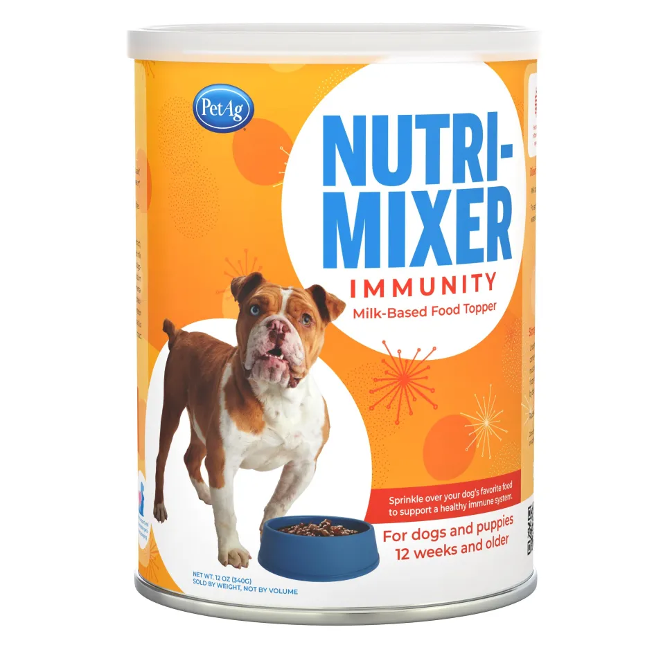 PetAg Nutri-Mixer Immunity Milk-Based Dog Food Topper - 12 Oz