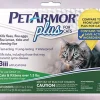 Petarmor Plus Topical Flea and Tick for Cats - Under 1.5 Lbs - 3 Pack
