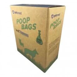 Petcrest Poop Bag Eco Box Display Dog Wastebags - 63 Rolls