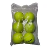 Petcrest Tennis Ball Dog Toy- Large - 3 In - 6 Count