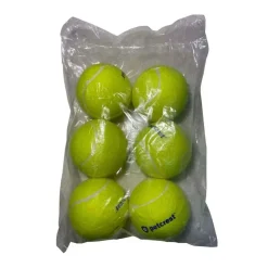 Petcrest Tennis Ball Dog Toy- Large - 3 In - 6 Count