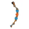 Petcrest TPR Toy Tug Ball Dimpl Dog Toy - 13 In