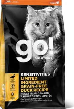 Petcurean 30/100g Petcurean GO! Sensitivities LID Grain-Free Duck Recipe Dry Cat Food