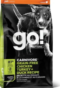 Petcurean 30/100g Petcurean GO! Carnivore Grain-Free Chicken, Turkey & Duck Puppy Dry Dog Food