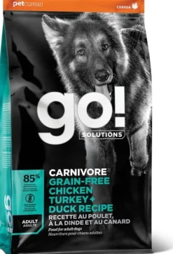 Petcurean 30/100g Petcurean GO! Carnivore Grain-Free Chicken, Turkey & Duck Adult Dry Dog Food