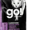 Petcurean 30/100g Petcurean GO! Carnivore Grain-Free Chicken, Turkey & Duck Cat Dry Cat Food