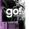 Petcurean GO! Carnivore Grain-Free Chicken, Turkey & Duck Senior Dry Dog Food - 3.5 lb Bag