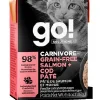 Petcurean GO! Carnivore Grain-Free Salmon & Cod Pate' Wet Cat Food - 6.4 oz - Case of 24
