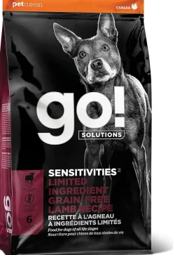 Petcurean GO! Sensitivities LID Grain-Free Lamb Recipe Dry Dog Food - 3.5 lb Bag